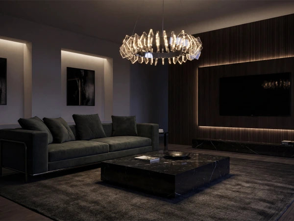 PIKASO hanging crystal chandelier 650 - V30023 1