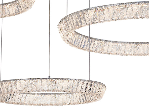 LETICIA hanging crystal chandelier 800+600+500 - V30125 6