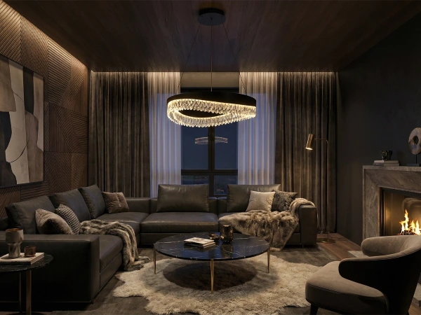 AURORA závesný krištáľový luster 600 - V30076 2