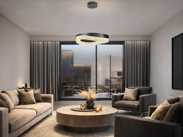 AURORA závesný krištáľový luster 600 - V30076 1