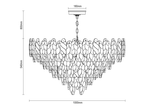 CHOREO závesný luster 1000 - V20117 15