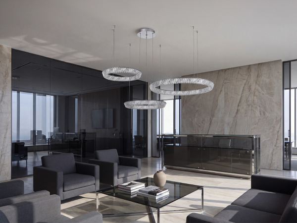 LETICIA hanging crystal chandelier 800+600+500 - V30125 2