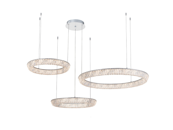 LETICIA hanging crystal chandelier 800+600+500 - V30125 3