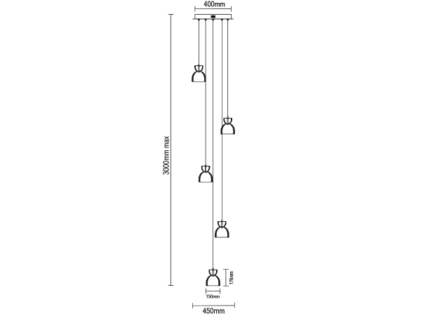 KATRIA závesná krištáľová lampa - V30044 3