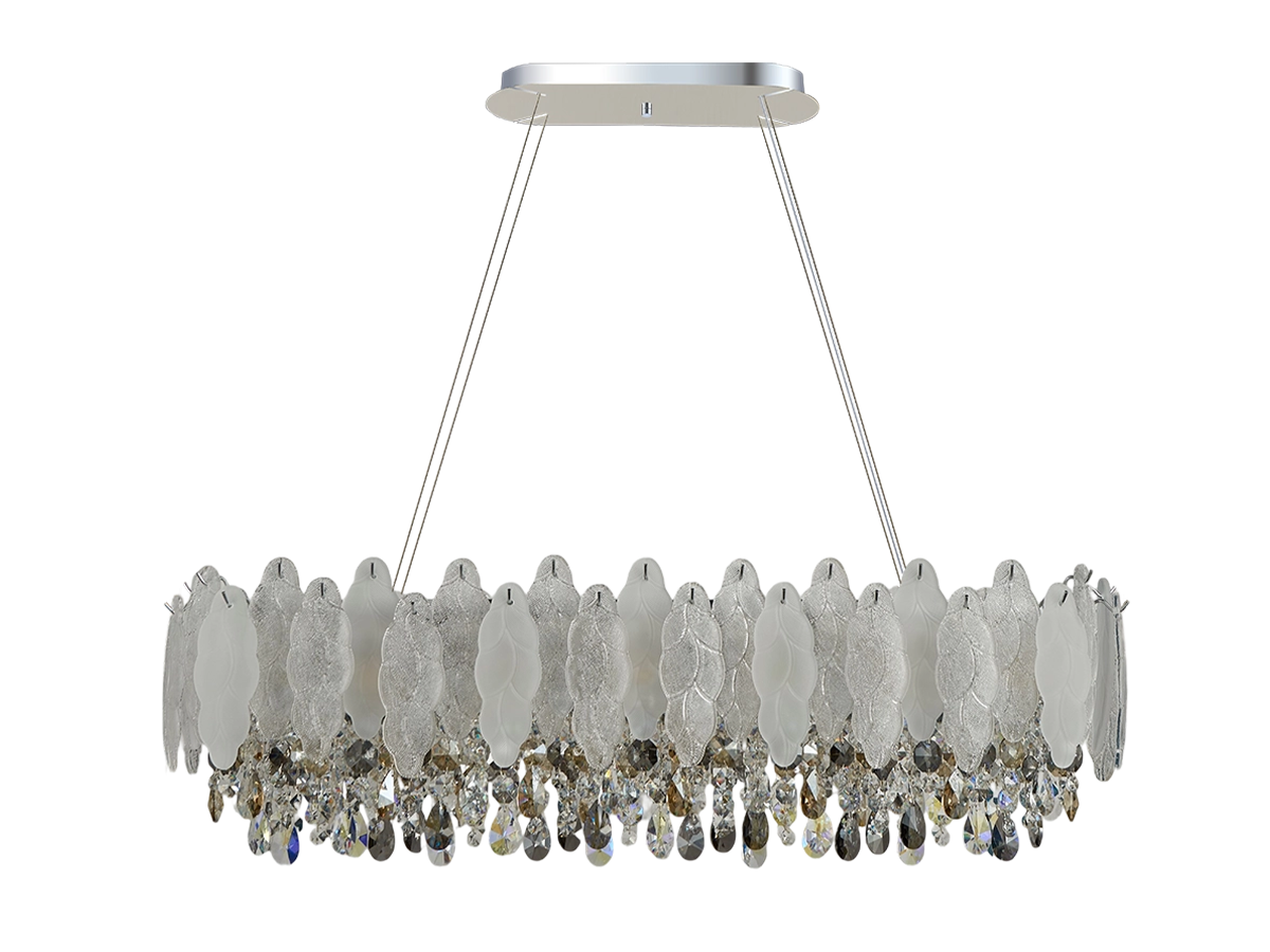 Crystal lighting with rich detailing for modern and luxurious interiors.
