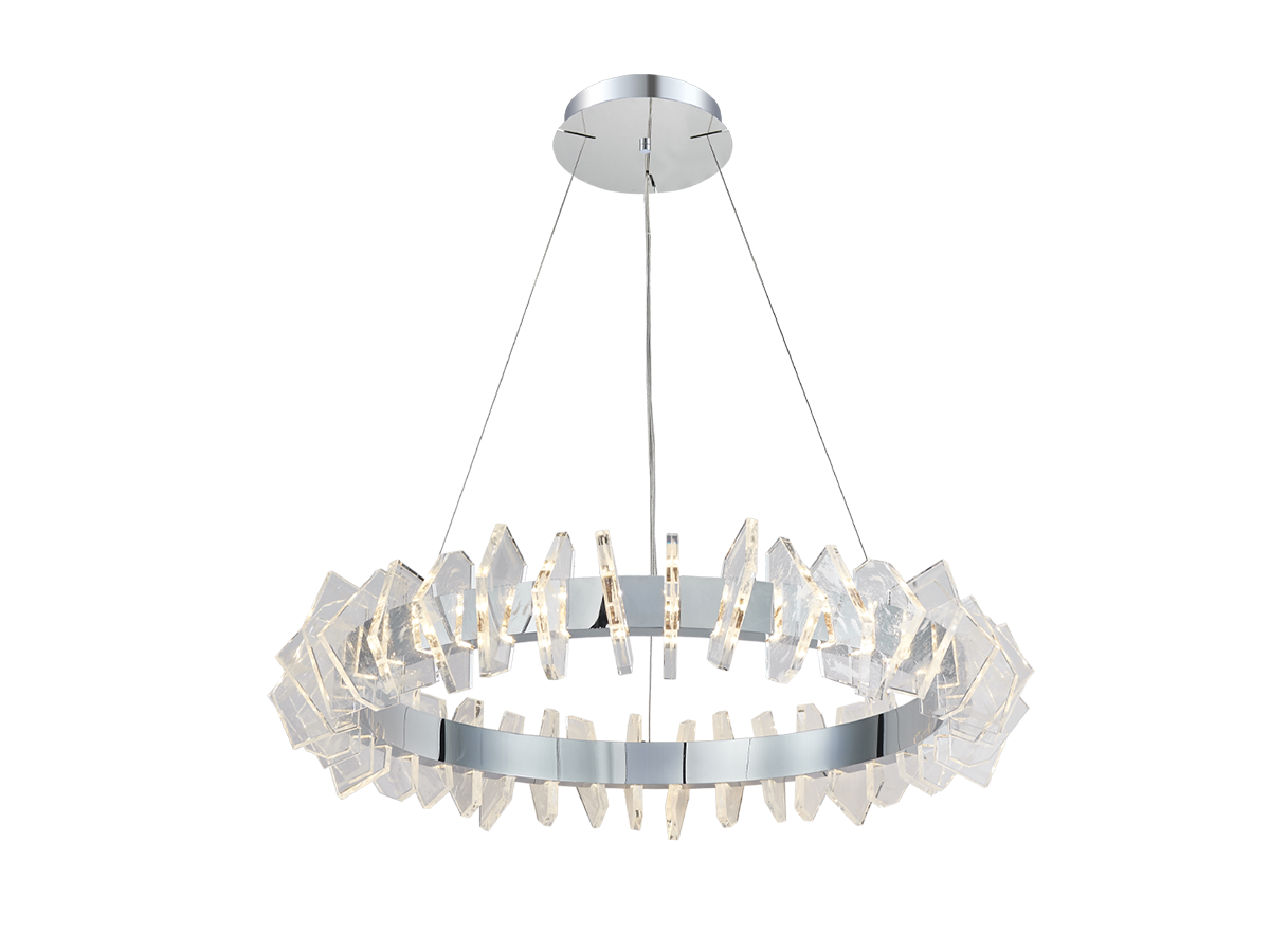 Modern lighting with a distinctive glass element for stylish interiors.